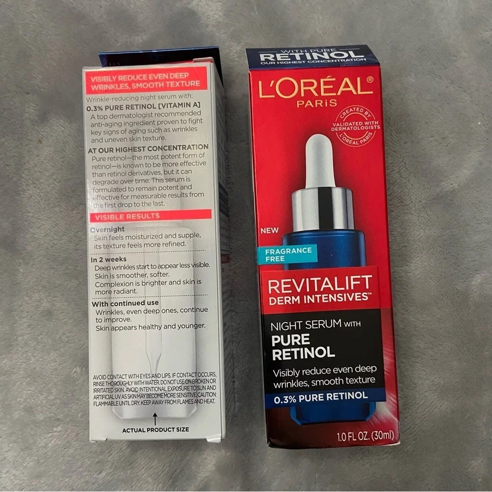 New! L’Oréal Revitalift Derm Intensives Night Serum 0.3% Retinol 27605